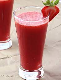 FRESH STRAWBERRY JUICE